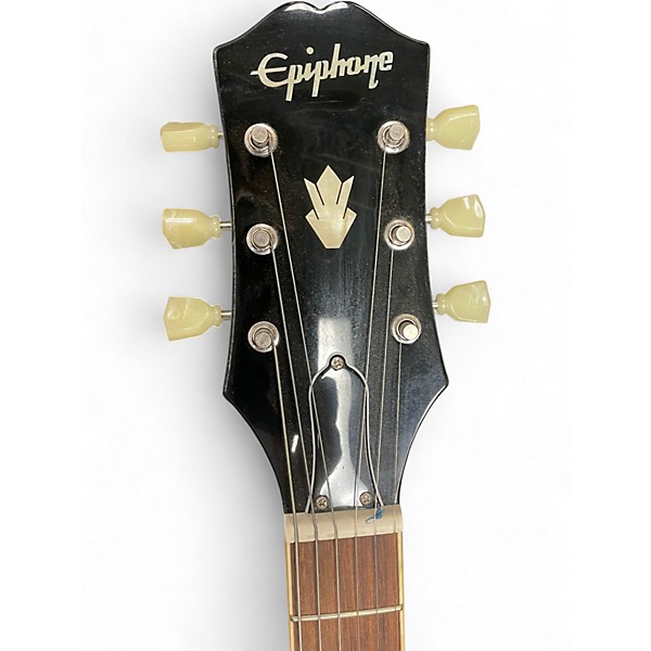 Used Epiphone ES335 Teal Hollow Body Electric Guitar