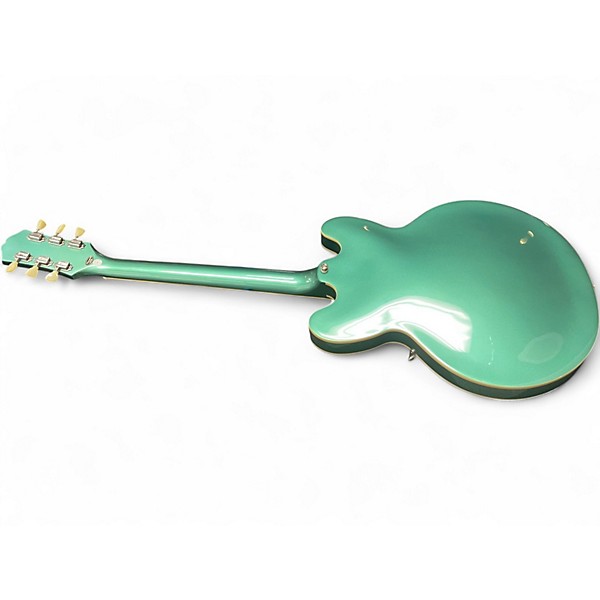 Used Epiphone ES335 Teal Hollow Body Electric Guitar