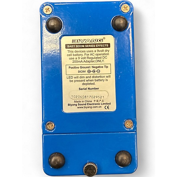 Used Biyang TRI REVERB Effect Pedal