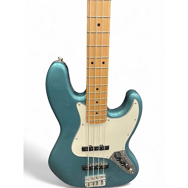 Used Fender Player Jazz Bass Tide Pool Electric Bass Guitar