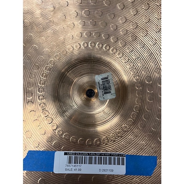 Used Zildjian 14in ZBT Hi Hat Pair Cymbal