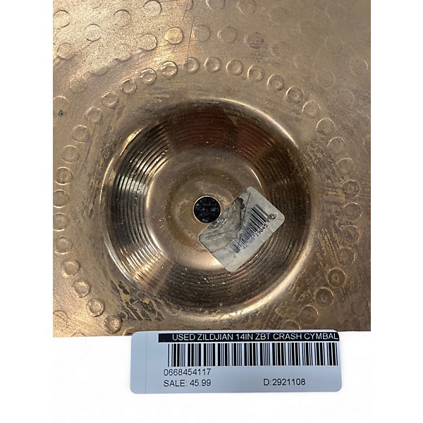 Used Zildjian 14in ZBT Crash Cymbal