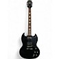 Used Epiphone SG Standard Black Solid Body Electric Guitar thumbnail