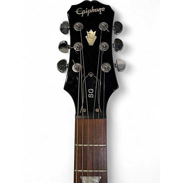 Used Epiphone SG Standard Black Solid Body Electric Guitar
