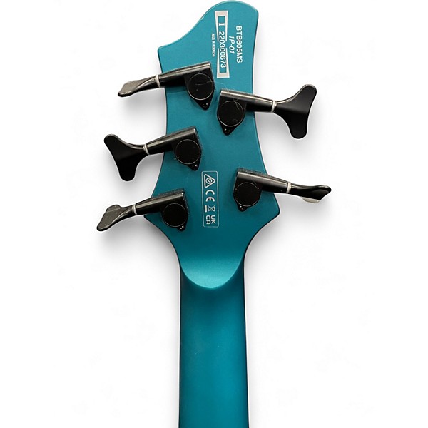 Used Ibanez BTB605MS Cerulean Burst Electric Bass Guitar