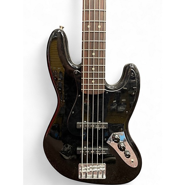 Used Fender Player Jazz Bass V Black Electric Bass Guitar