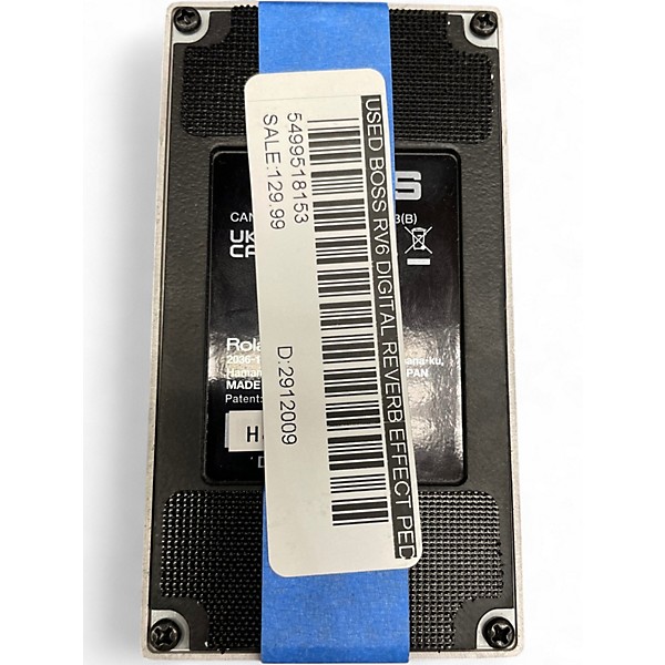 Used BOSS RV6 Digital Reverb Effect Pedal