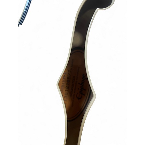 Used Epiphone Sheraton II Natural Hollow Body Electric Guitar