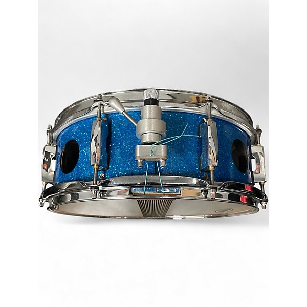 Used Medicine Man  14in Custom vented  Blue Sparkle Drum