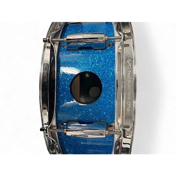 Used Medicine Man  14in Custom vented  Blue Sparkle Drum