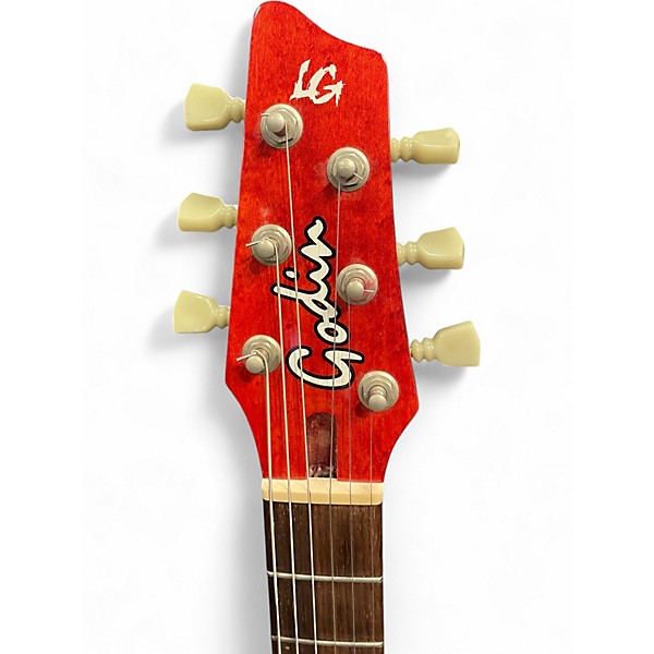 Used Godin LGS RED Solid Body Electric Guitar