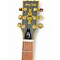 Used Harley Benton SC Custom Line Black and Gold Solid Body Electric Guitar