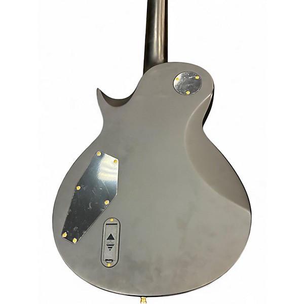 Used Harley Benton SC Custom Line Black and Gold Solid Body Electric Guitar