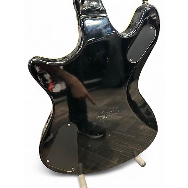 Used Schecter Guitar Research BLACKOUT CUSTOM BLACK MAMMOTH TOOTH Solid Body Electric Guitar