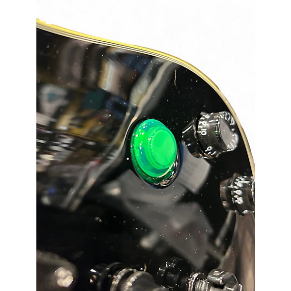 Used Schecter Guitar Research BLACKOUT CUSTOM BLACK MAMMOTH TOOTH Solid Body Electric Guitar