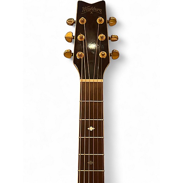 Used Washburn EA36 Natural Acoustic Electric Guitar