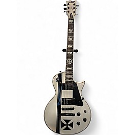 Used 2022 ESP LTD James Hetfield Signature Iron Cross Snow White Solid Body Electric Guitar
