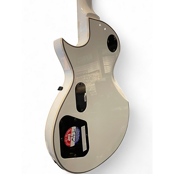 Used 2022 ESP LTD James Hetfield Signature Iron Cross Snow White Solid Body Electric Guitar