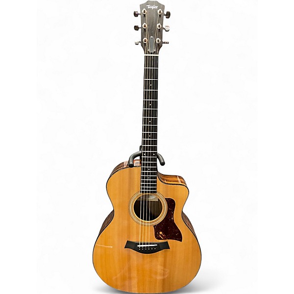 Used Taylor 214CE Plus Natural Acoustic Electric Guitar