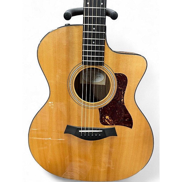 Used Taylor 214CE Plus Natural Acoustic Electric Guitar