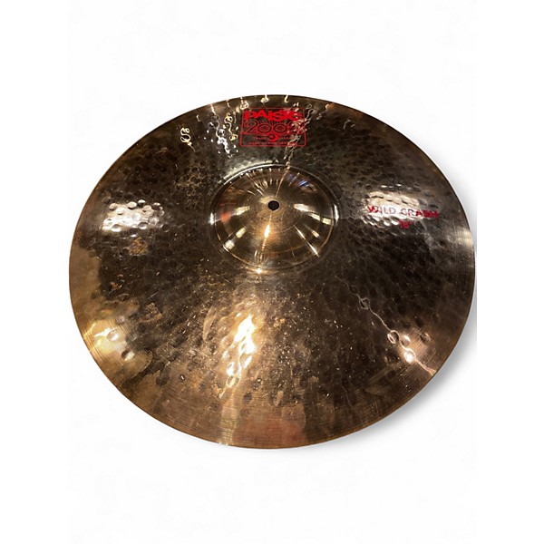 Used Paiste 18in 2002 Wild Crash Cymbal