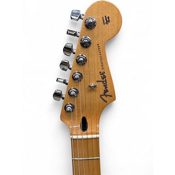 Used Fender Player Stratocaster Black Solid Body Electric Guitar