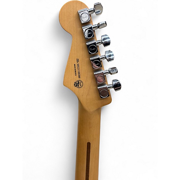 Used Fender Player Stratocaster Black Solid Body Electric Guitar