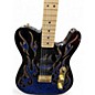 Used 2015 Fender Artist Series James Burton Telecaster BLUE FLAME Solid Body Electric Guitar