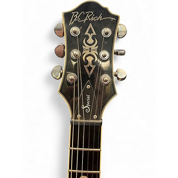 Used 2010s B.C. Rich Mocking Bird Special Black Solid Body Electric Guitar