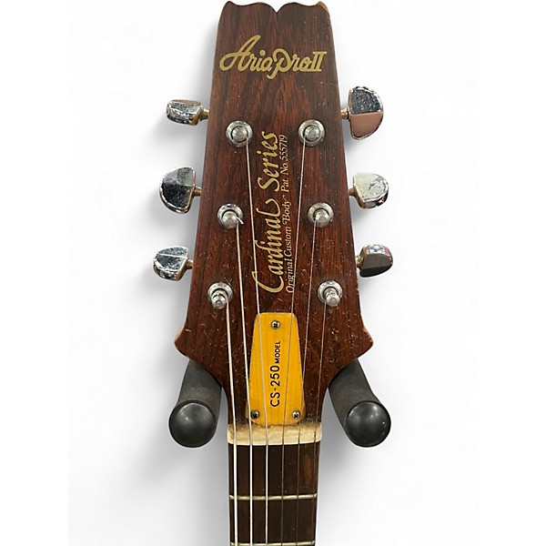 Used Aria cs250 Natural Solid Body Electric Guitar