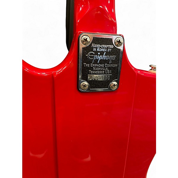 Used 2005 Epiphone Firebird Studio CARDNIAL RED Solid Body Electric Guitar