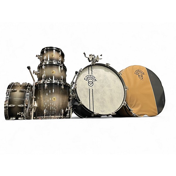 Used Gretsch Drums 5 Piece Limited Edition 140th Anniversary Commemorative Ebony Stardust Drum Kit