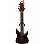 Used Schecter Guitar Research C-1 Silver Mountain blood moon Solid Body Electric Guitar thumbnail