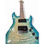 Used Schecter Guitar Research Omen Extreme 6 Ocean Blue Burst Solid Body Electric Guitar