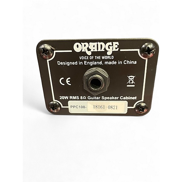 Used Orange Amplifiers PPC108 Micro Terror 1X8 Guitar Cabinet