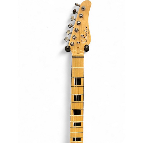 Used Schecter Guitar Research Diamond Series PT BLACK Solid Body Electric Guitar