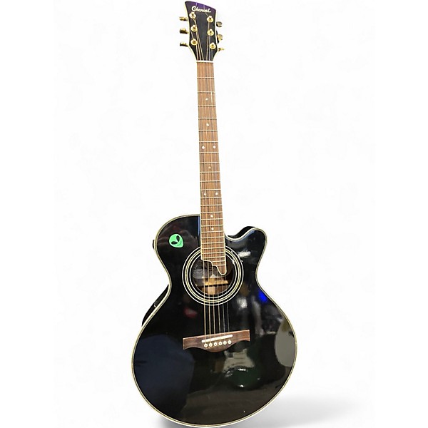 Used Charvel 625 C Black Acoustic Electric Guitar