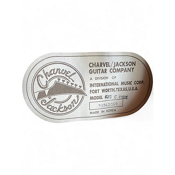 Used Charvel 625 C Black Acoustic Electric Guitar