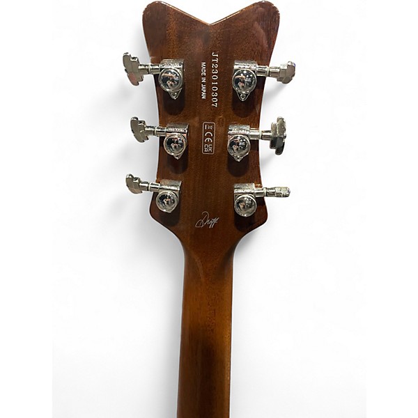 Used Gretsch Guitars G6134TFM Nigel Hendroff Signature Amber Flame Solid Body Electric Guitar