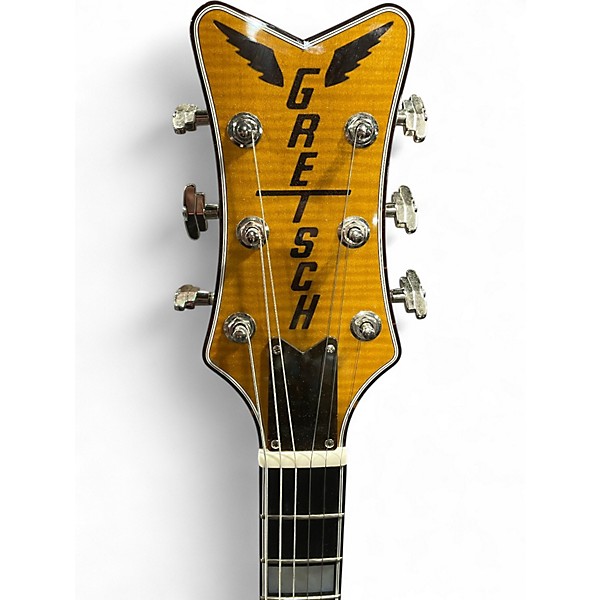 Used Gretsch Guitars G6134TFM Nigel Hendroff Signature Amber Flame Solid Body Electric Guitar