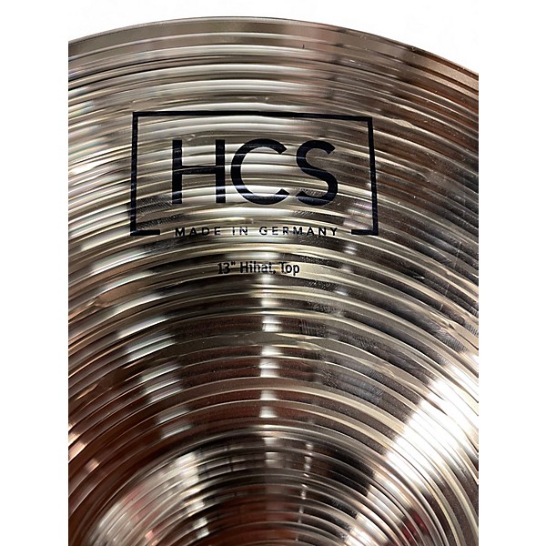 Used MEINL 13in HCS Hi Hat Pair Cymbal