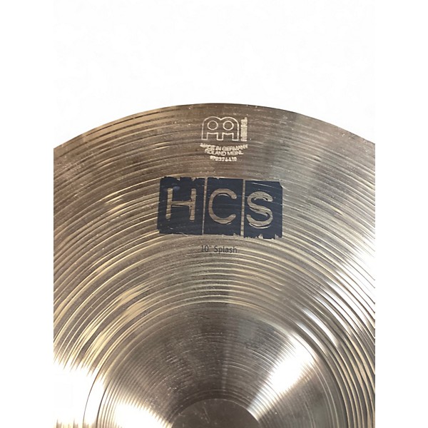 Used MEINL 10in HCS Splash Cymbal