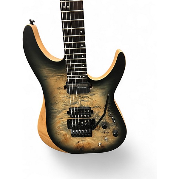 Used Schecter Guitar Research REAPER 6 FR S Blue Solid Body Electric Guitar