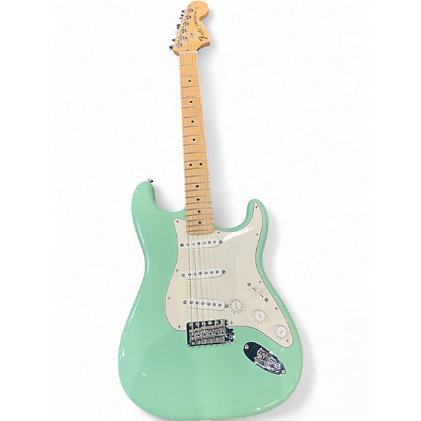 Used 2013 Fender American Special Stratocaster Surf Green Solid Body Electric Guitar