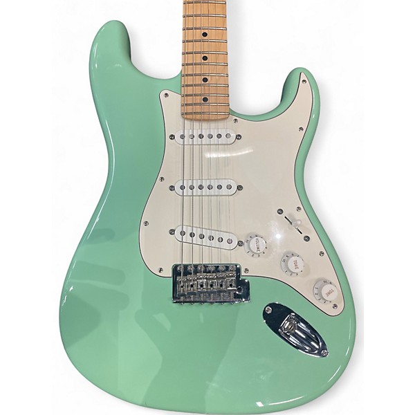 Used 2013 Fender American Special Stratocaster Surf Green Solid Body Electric Guitar