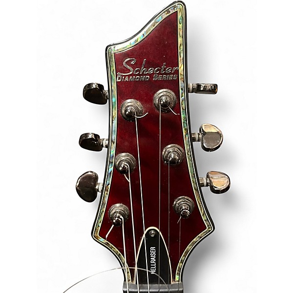 Used Schecter Guitar Research Hellraiser C1 Black Cherry Solid Body Electric Guitar