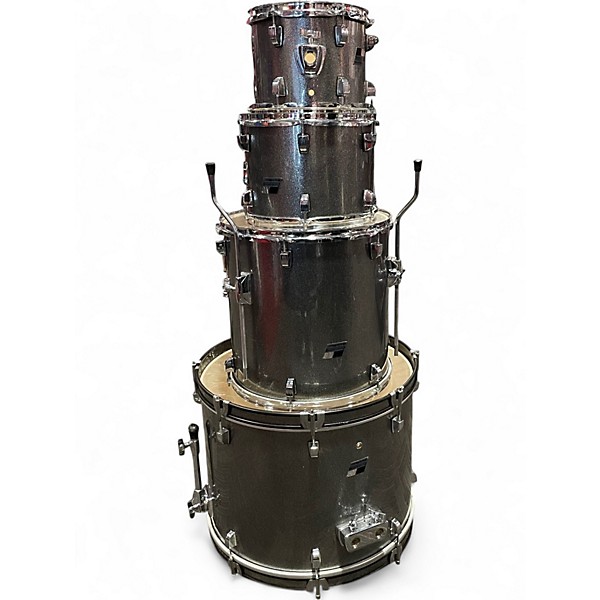 Used Ludwig 4 Piece BACKBEAT Silver Sparkle Drum Kit
