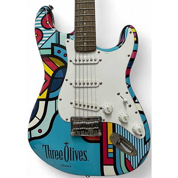 Used Squier Bullet Stratocaster Blue Solid Body Electric Guitar