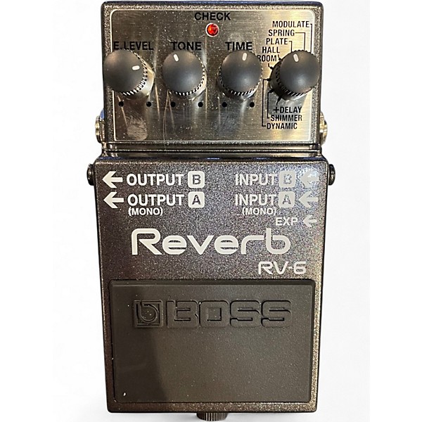 Used BOSS RV6 Digital Reverb Effect Pedal