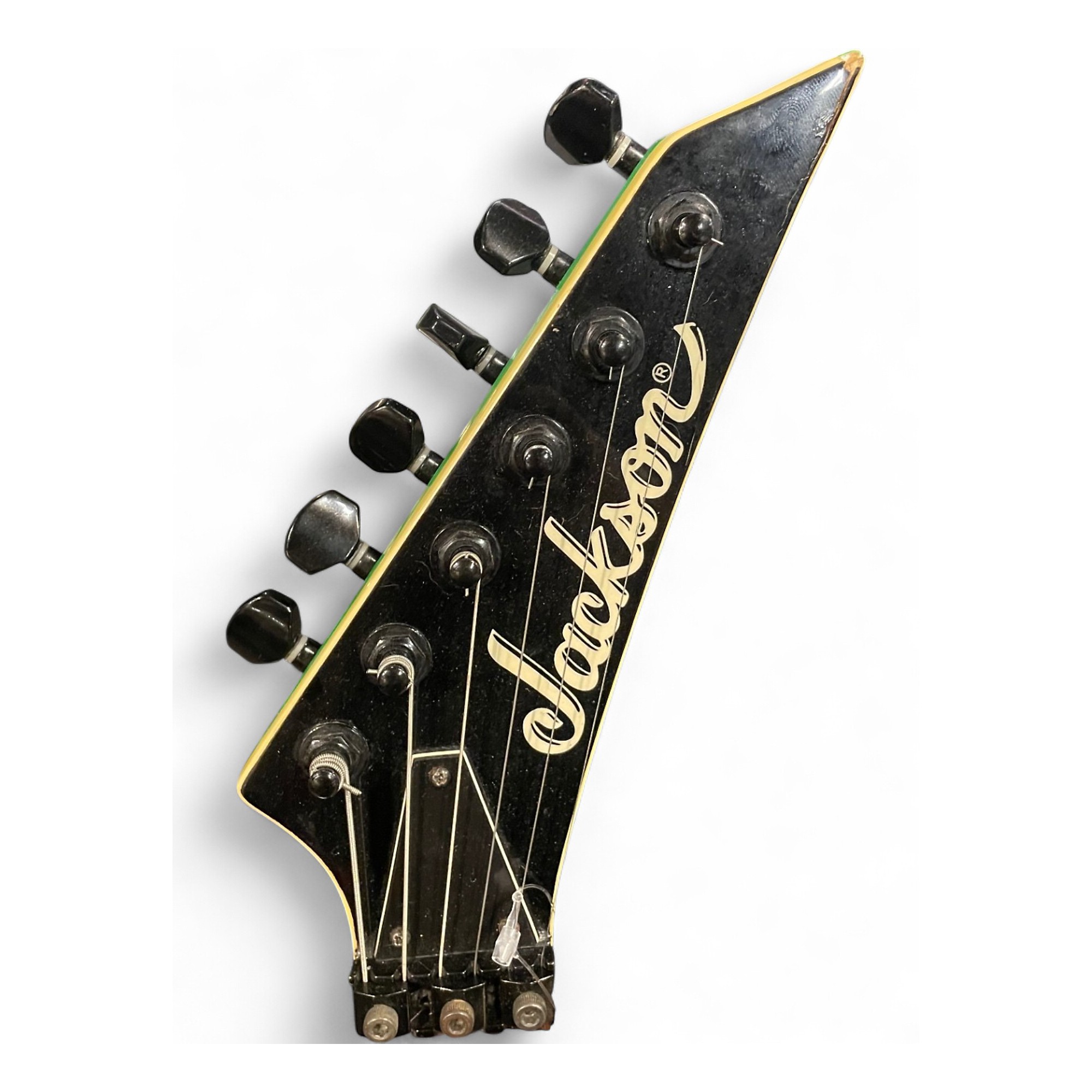 Used Jackson KVXMG KING V Green Solid Body Electric Guitar Green